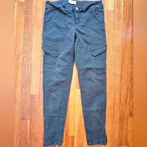 JOLT OLIVE SKINNY CARGO PANTS